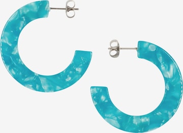 Fräulein Wunder Серьги 'Abby' в Синий: спереди