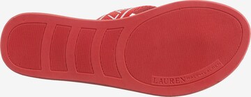 Lauren Ralph Lauren - Sandalias de dedo 'Roxxy' en naranja