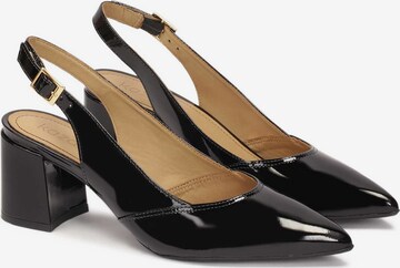 Kazar Γόβες slingback σε μαύρο