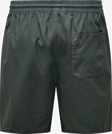 regular Pantaloni 'Tel' di Only & Sons in verde