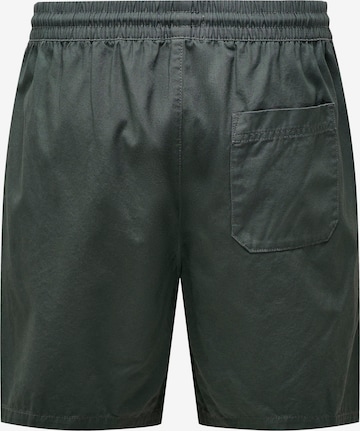 Regular Pantaloni 'Tel' de la Only & Sons pe verde