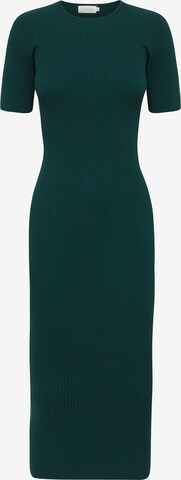 Tussah Dress 'LEONA' in Green: front