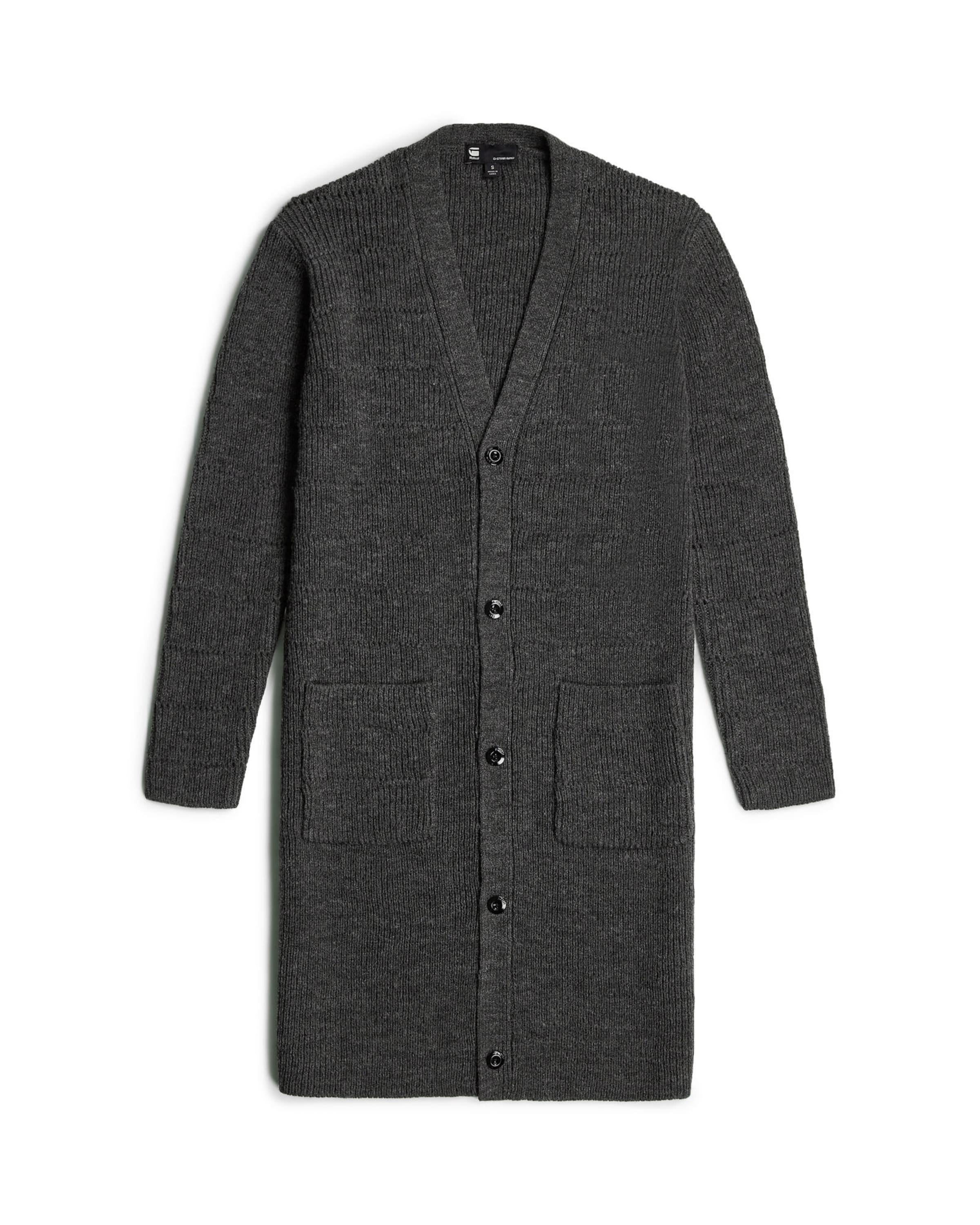 G-STAR Gebreid vest 'Oristel' in Gemengde kleuren: voorkant