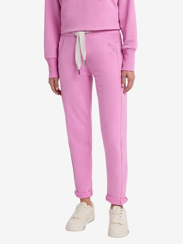 Slimfit Pantaloni 'Brinja' di Elbsand in rosa: frontale