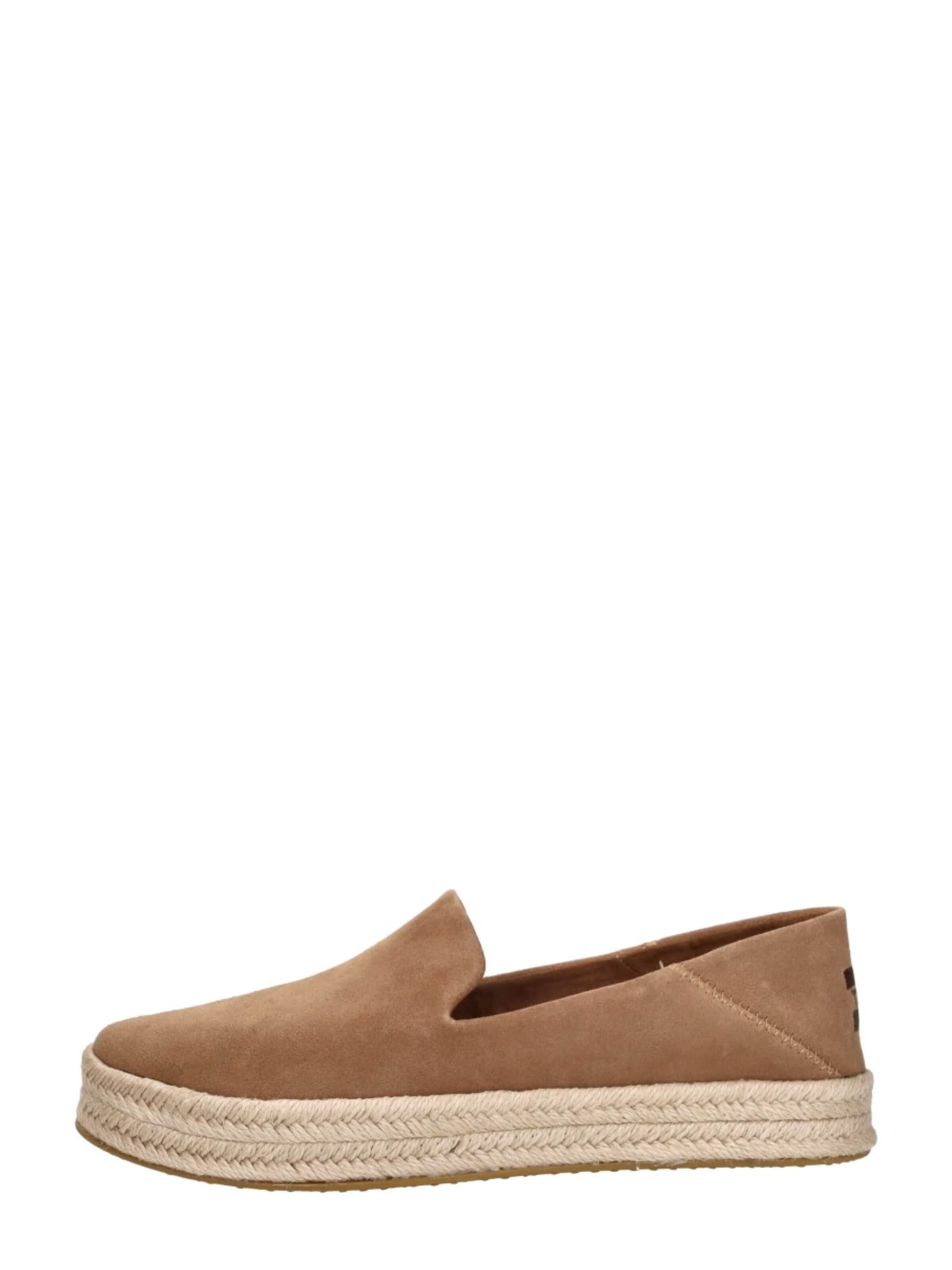TOMS Instappers in Bruin: voorkant
