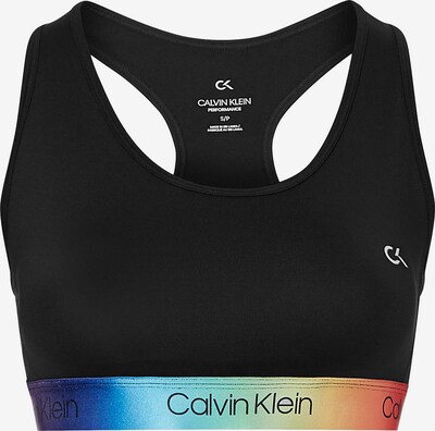 Calvin Klein Performance Urheilurintaliivit 'Pride' värissä jade / neonvioletti / vaaleanpunainen / musta / valkoinen, Tuotenäkymä