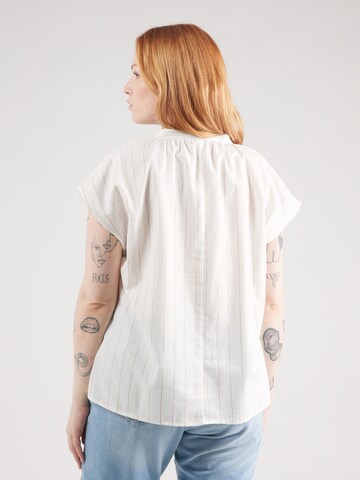 Camicia da donna di ONLY Carmakoma in bianco