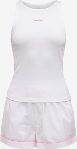 Calvin Klein - Calções de pijama em branco: frente