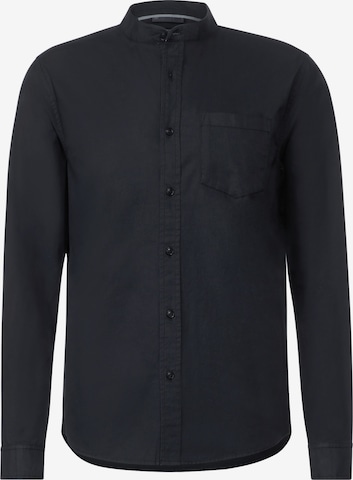 Street One MEN Regular fit Button Up Shirt in Black: front