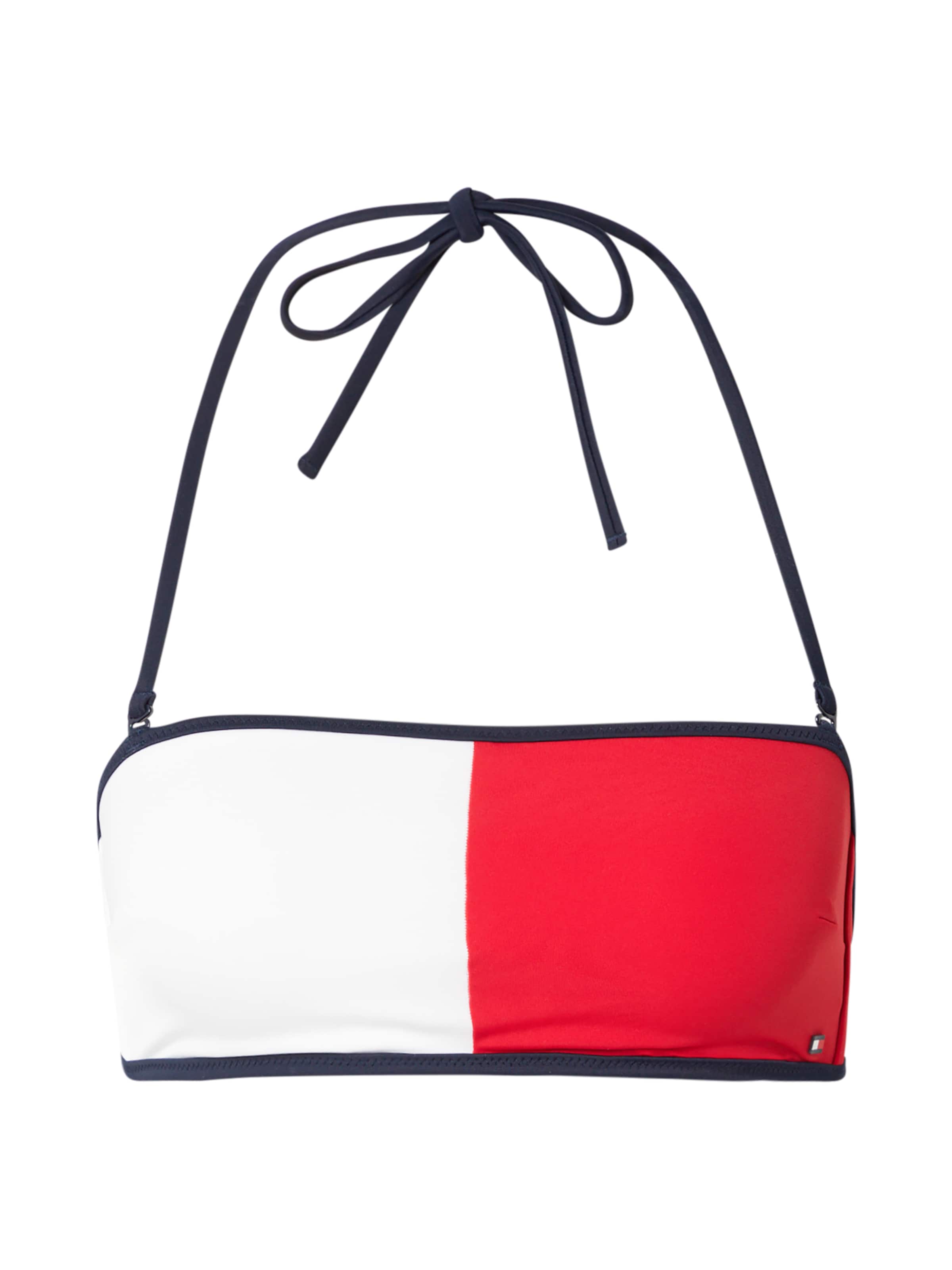 Bandeau Hauts de bikini Tommy Hilfiger Underwear en bleu : devant