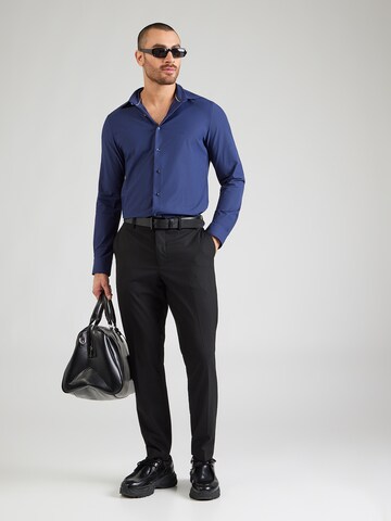 Michael Kors Slim fit Overhemd in Blauw