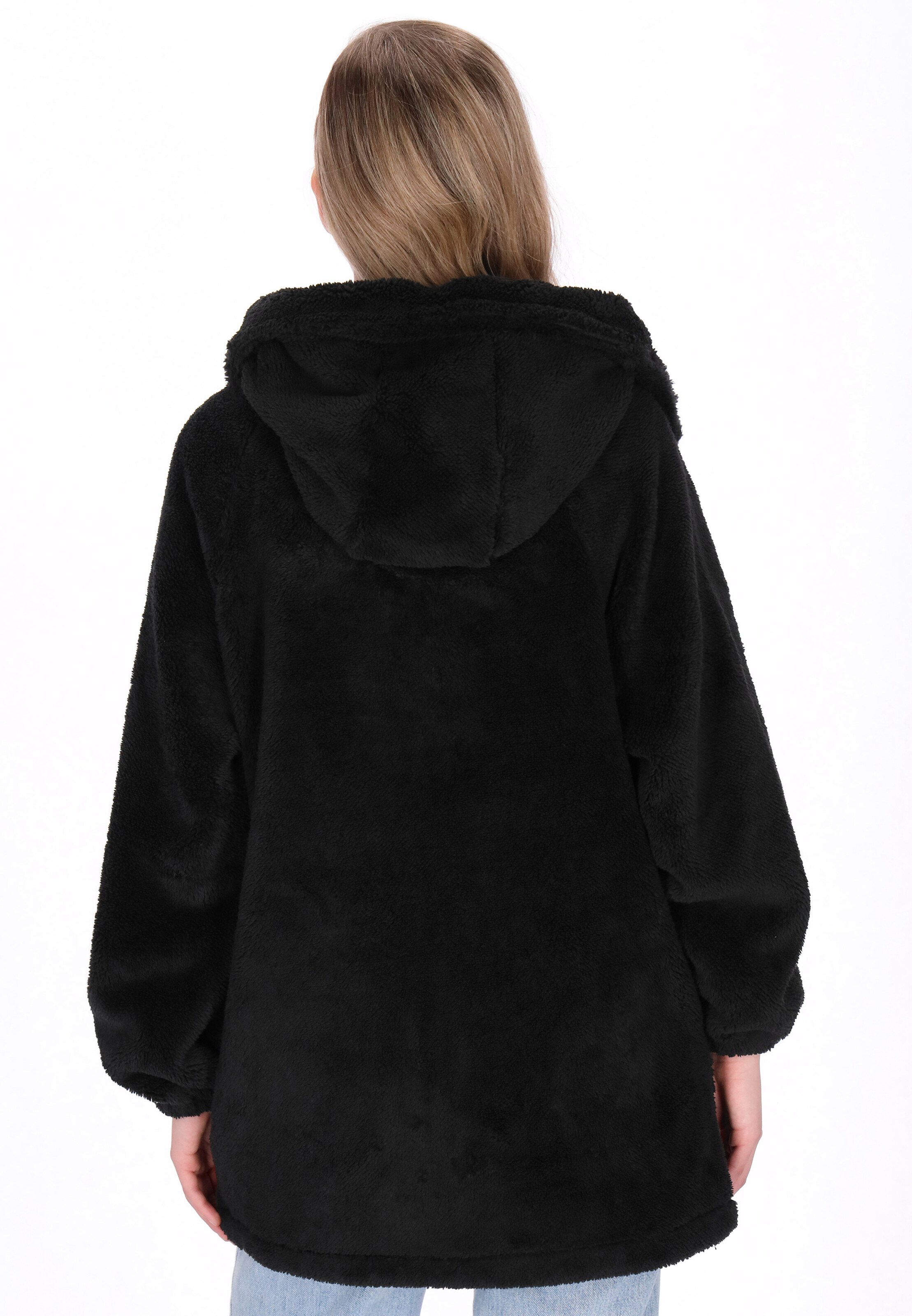 Schmuddelwedda Fleece Jacket in Black