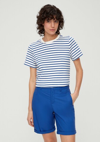 Regular Pantalon chino s.Oliver en bleu : devant