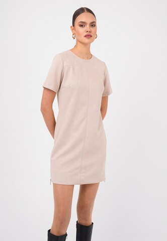 FRESHLIONS Jurk in Beige