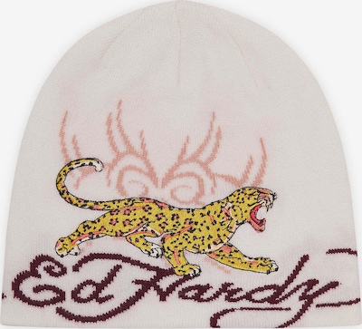 Ed Hardy Čepice ve velikosti 55-60 - režná / světle žlutá / bobule / černá, Produkt