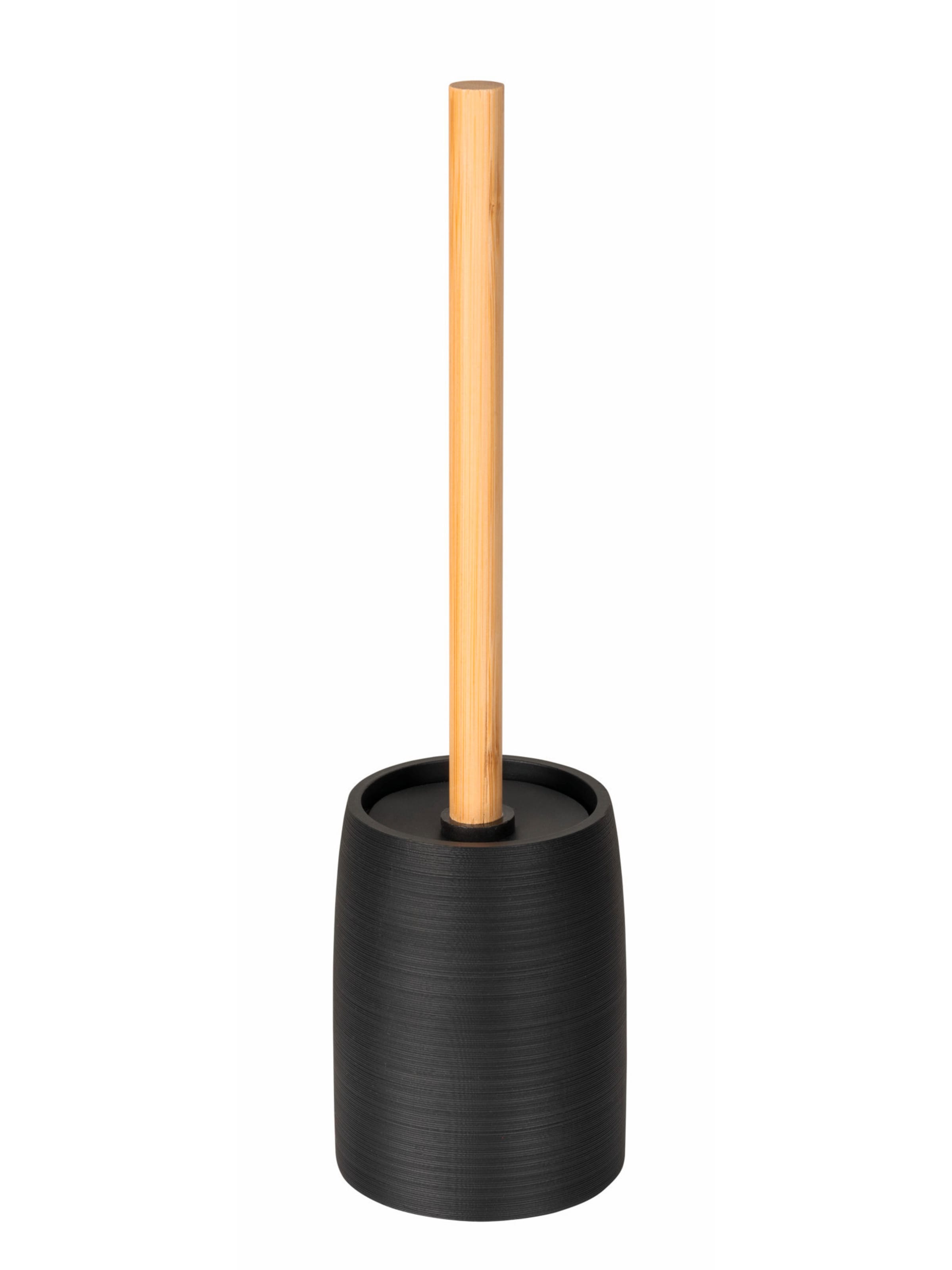 Wenko Toilet Accessories 'Altavalle' in Black: front