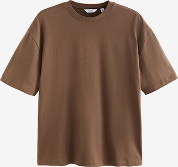 T-Shirt Next en marron : devant