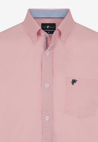 DENIM CULTURE Regular fit Button Up Shirt 'Arlen' in Pink