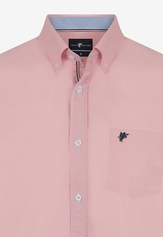 DENIM CULTURE Regularny krój Koszula 'Arlen' w kolorze różowy