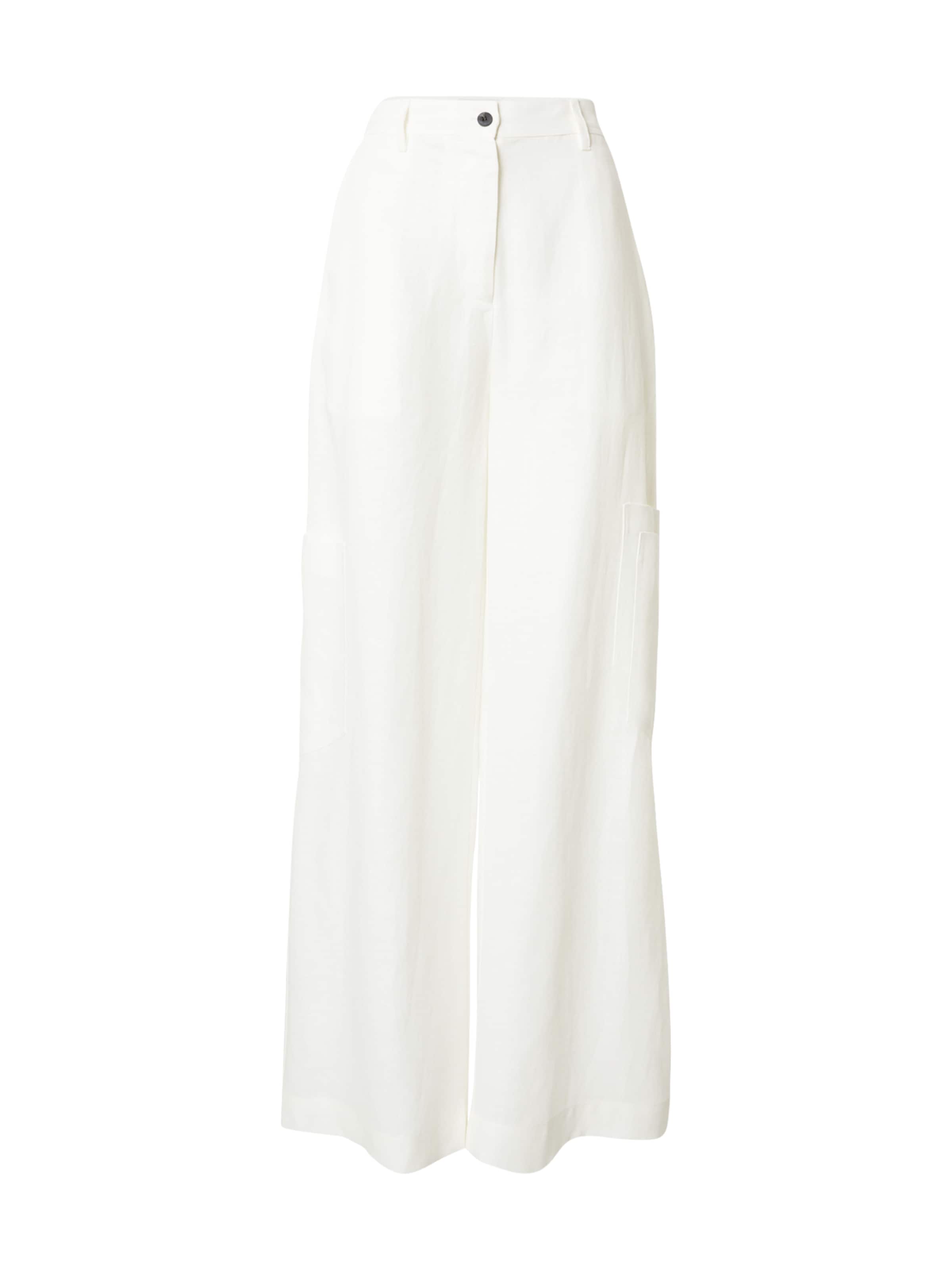 Cph Muse Laiad sääred Klapptaskutega püksid 'NATULI', värv beež: eest vaates