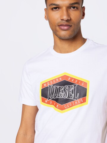 DIESEL Bluser & t-shirts 'DIEGOR' i hvid