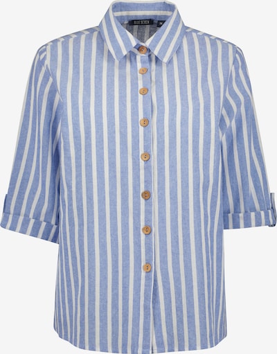 BLUE SEVEN Bluse in hellblau / weiß, Produktansicht