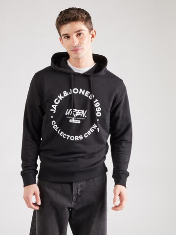 Sweat-shirt JACK & JONES en noir : devant