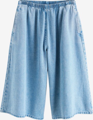 Next Wide leg Jeans in Blue: front