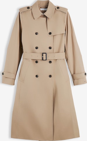 Manteau mi-saison TOMMY HILFIGER en beige : devant