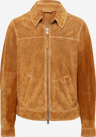 AllSaints Демисезонная куртка 'MARQUEZ' в Коричневый: спереди