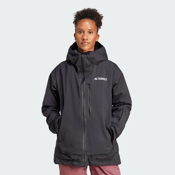 Veste outdoor ADIDAS TERREX en noir : devant
