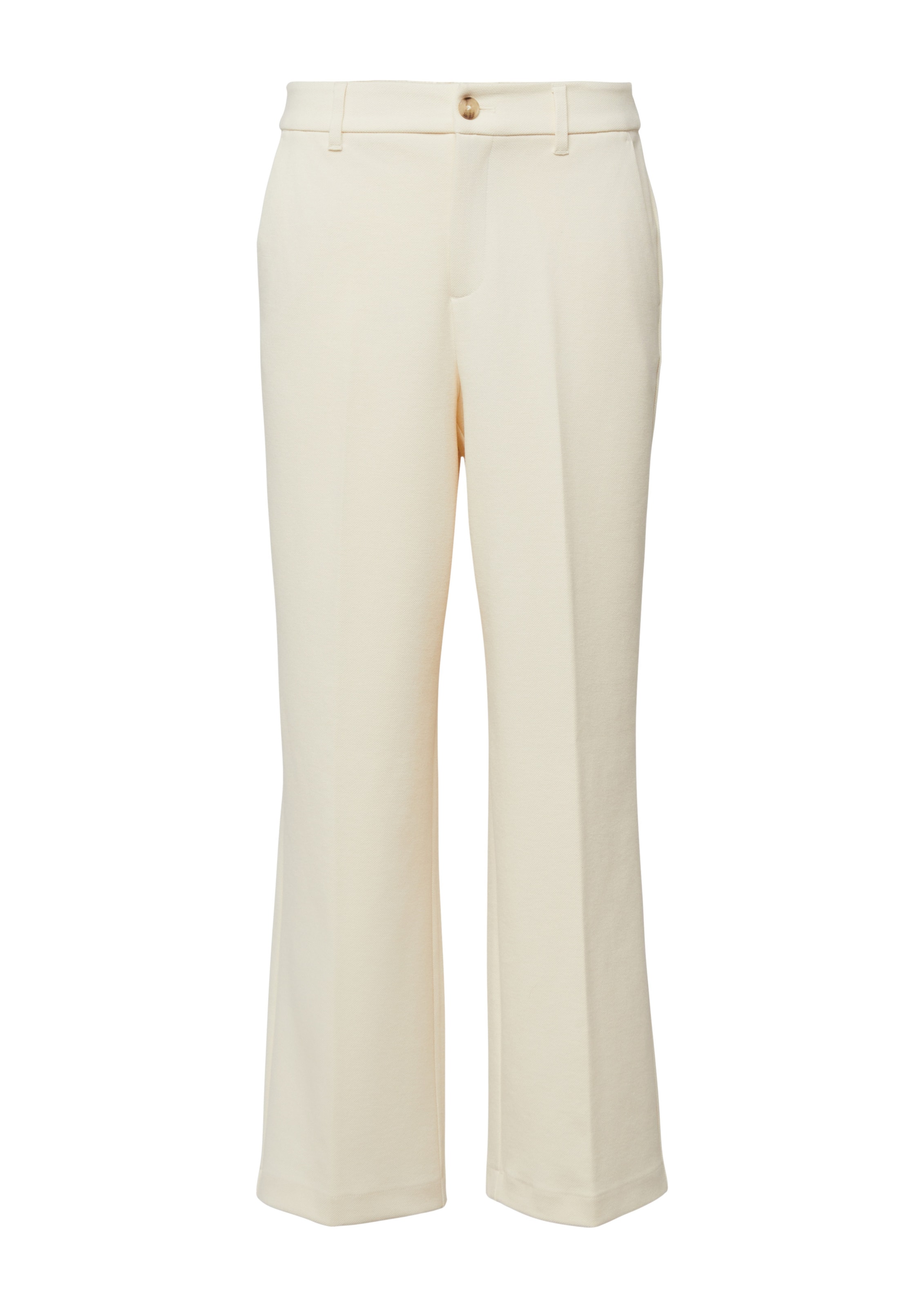 évasé Pantalon s.Oliver en beige : devant