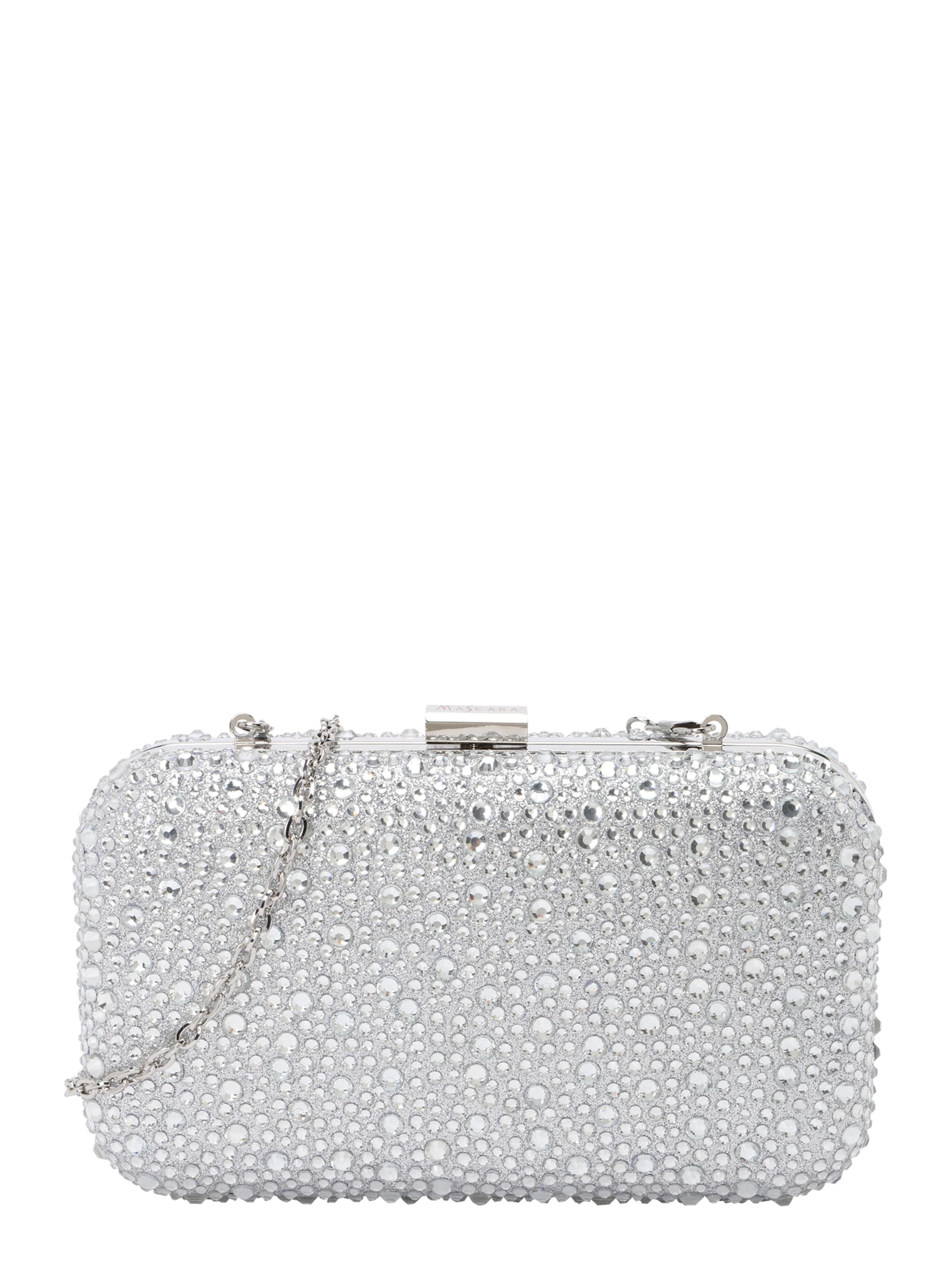 mascara - Clutches em prata: frente