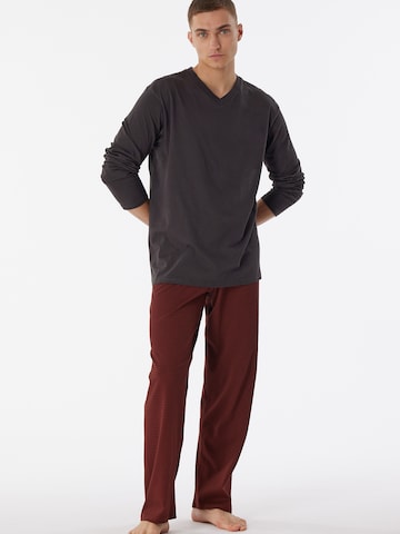 SCHIESSER Pyjama ' Comfort Essentials ' in Grau
