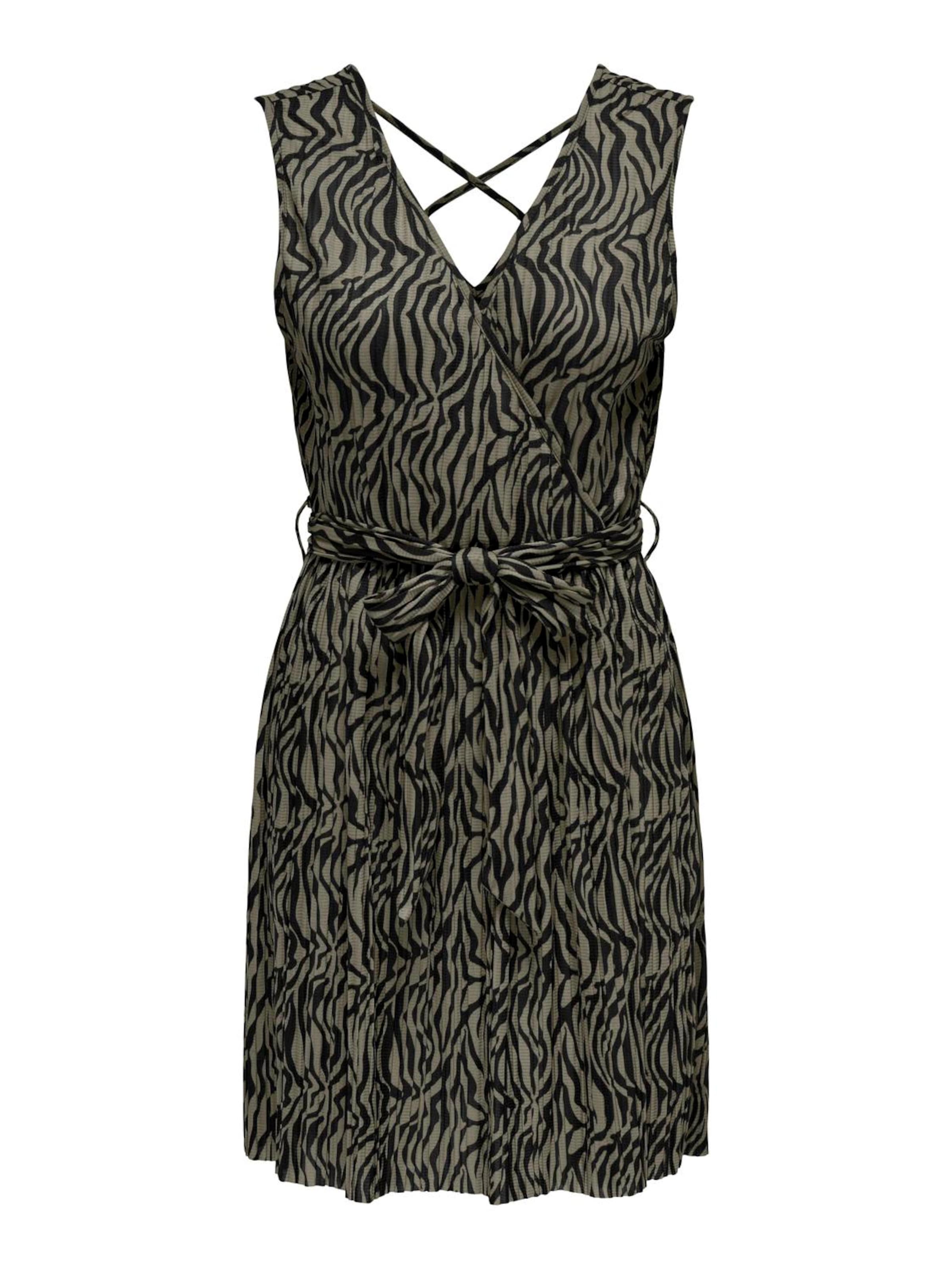 ONLY Šaty 'SAFARI' – zelená: přední strana