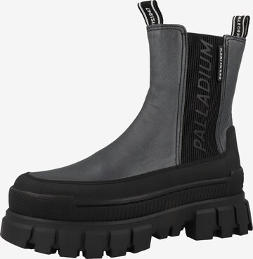 Palladium Chelsea Boots 'Revolt' in Grey: front