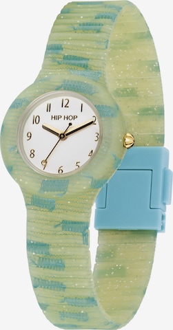 Hip Hop Analoog horloge 'Lace' in Geel: voorkant