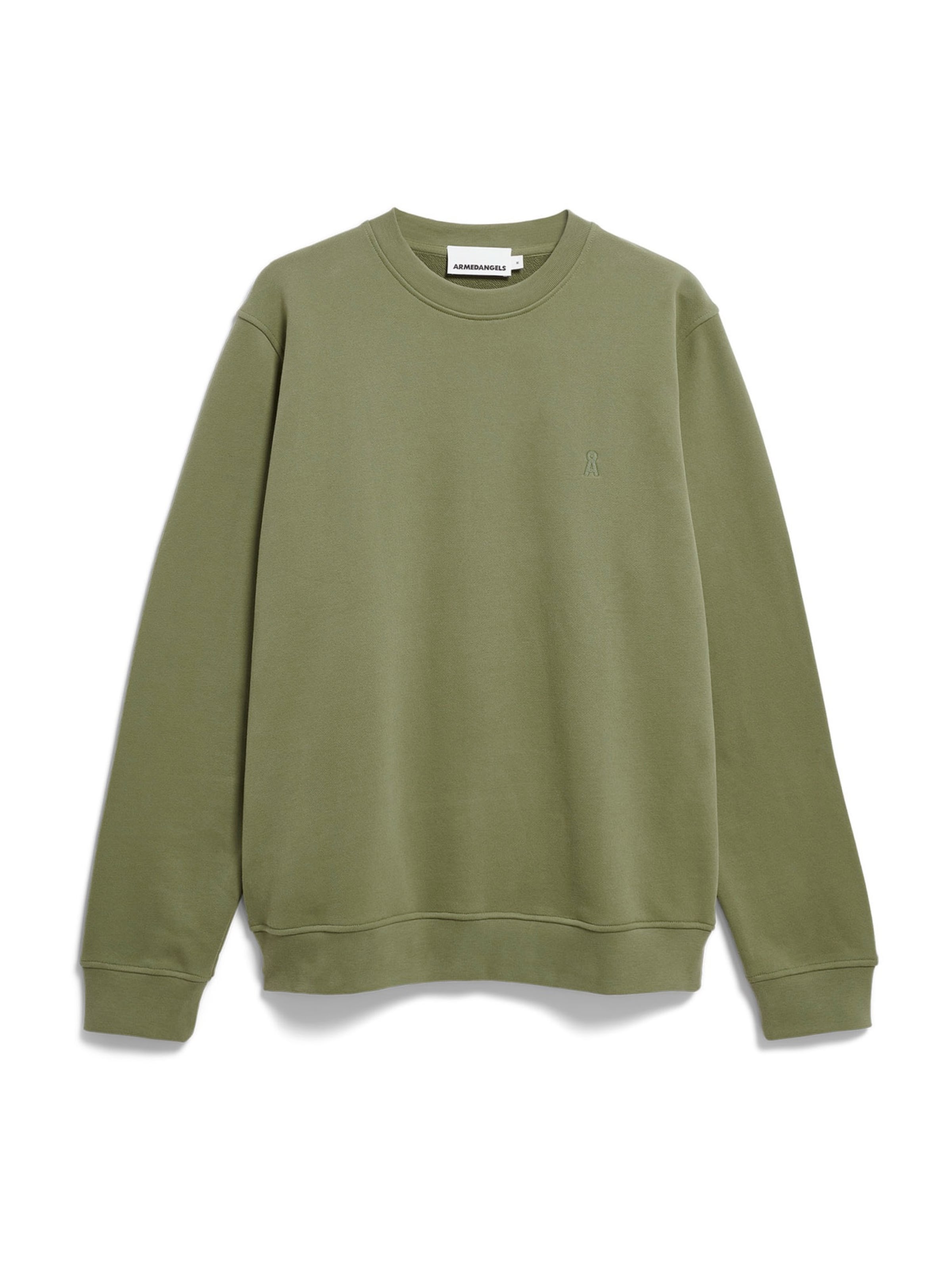 ARMEDANGELS Μπλούζα φούτερ 'BAARO' σε πράσινο: μπροστά