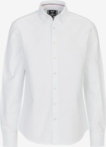 Coupe regular Chemise business 'Rocco' 19V69 ITALIA en blanc : devant