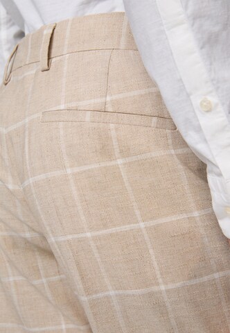 STRELLSON Slim fit Pants 'Max' in Beige