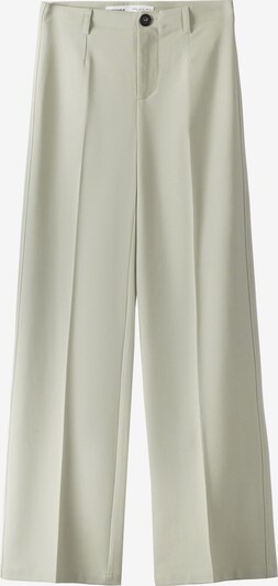 Pantaloni con piega frontale Bershka di colore avorio, Visualizzazione prodotti