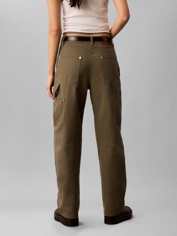 Calvin Klein Jeans Loosefit Παντελόνι cargo σε πράσινο