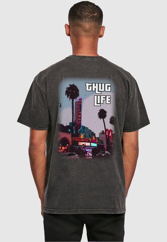 Maglietta 'Grand Thug Life' di Merchcode in grigio