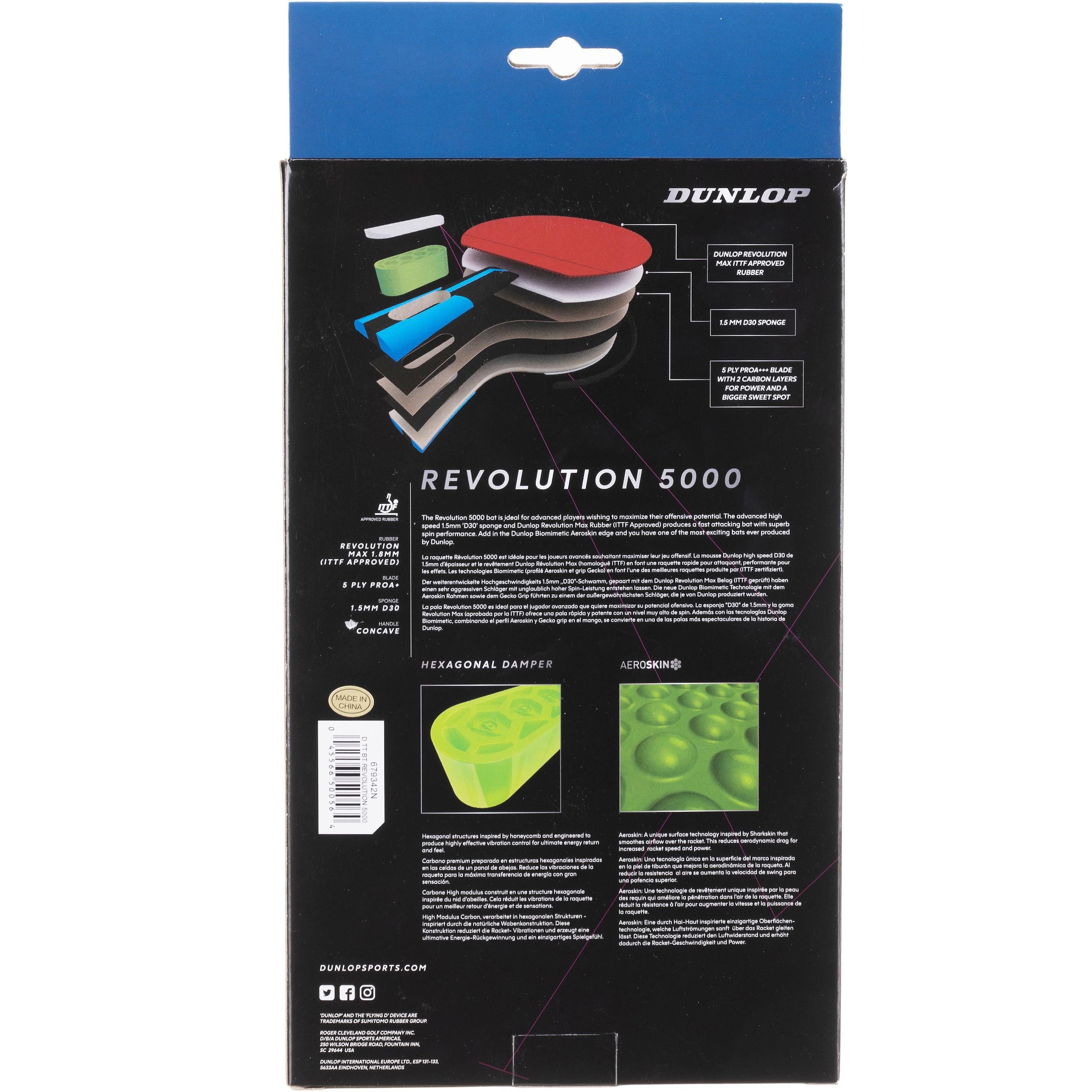 DUNLOP Racket 'Revolution 5000' in Red