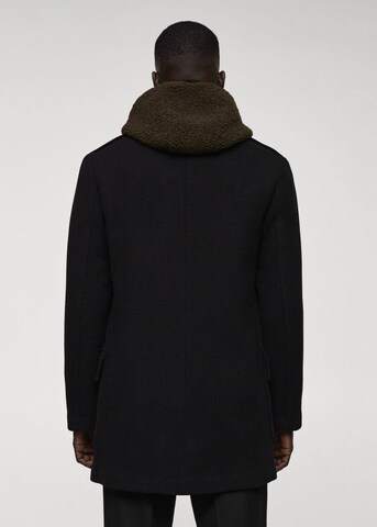 MANGO MAN Winter Coat 'Butan' in Black