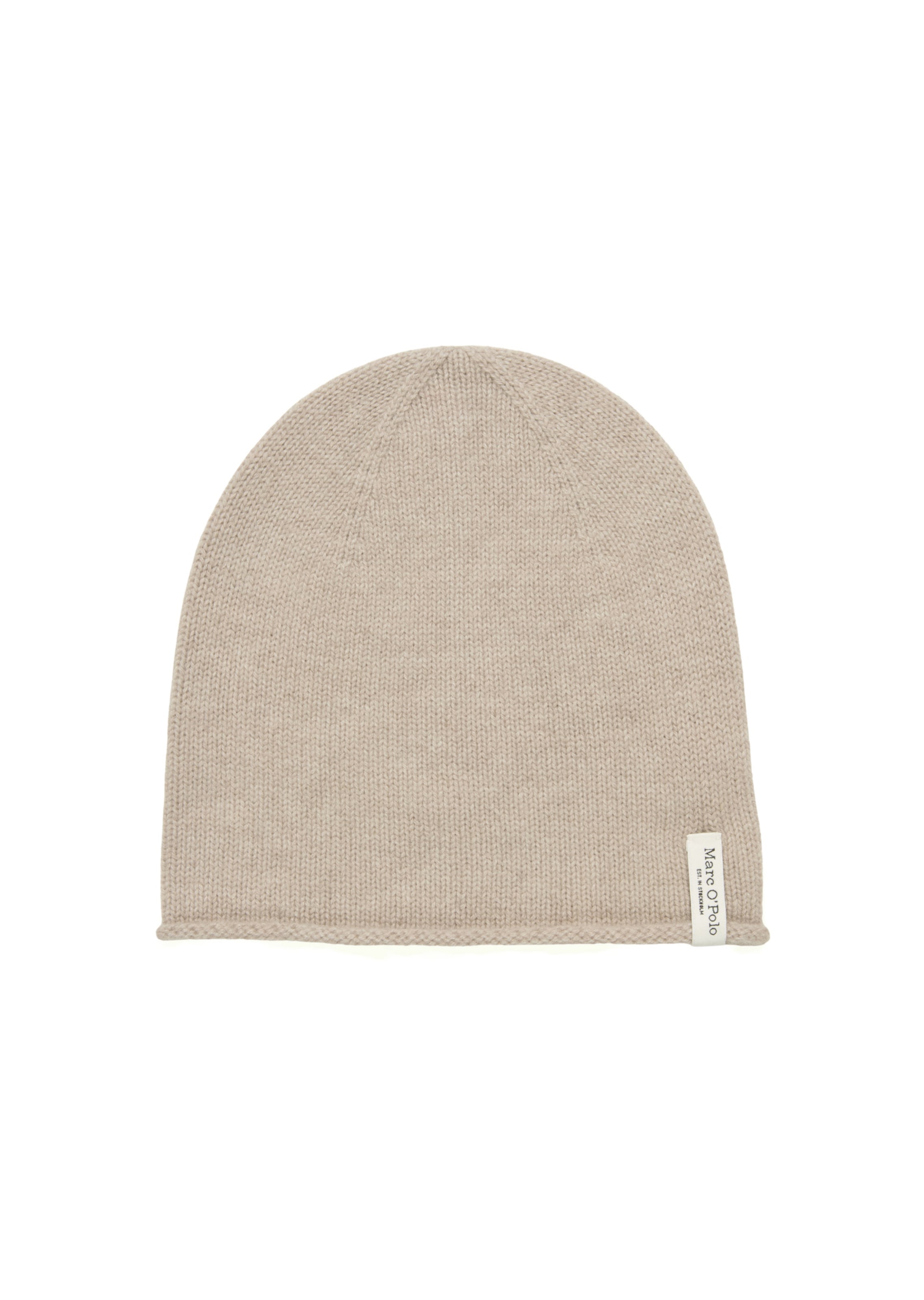 Marc O'Polo Beanie in Beige: front