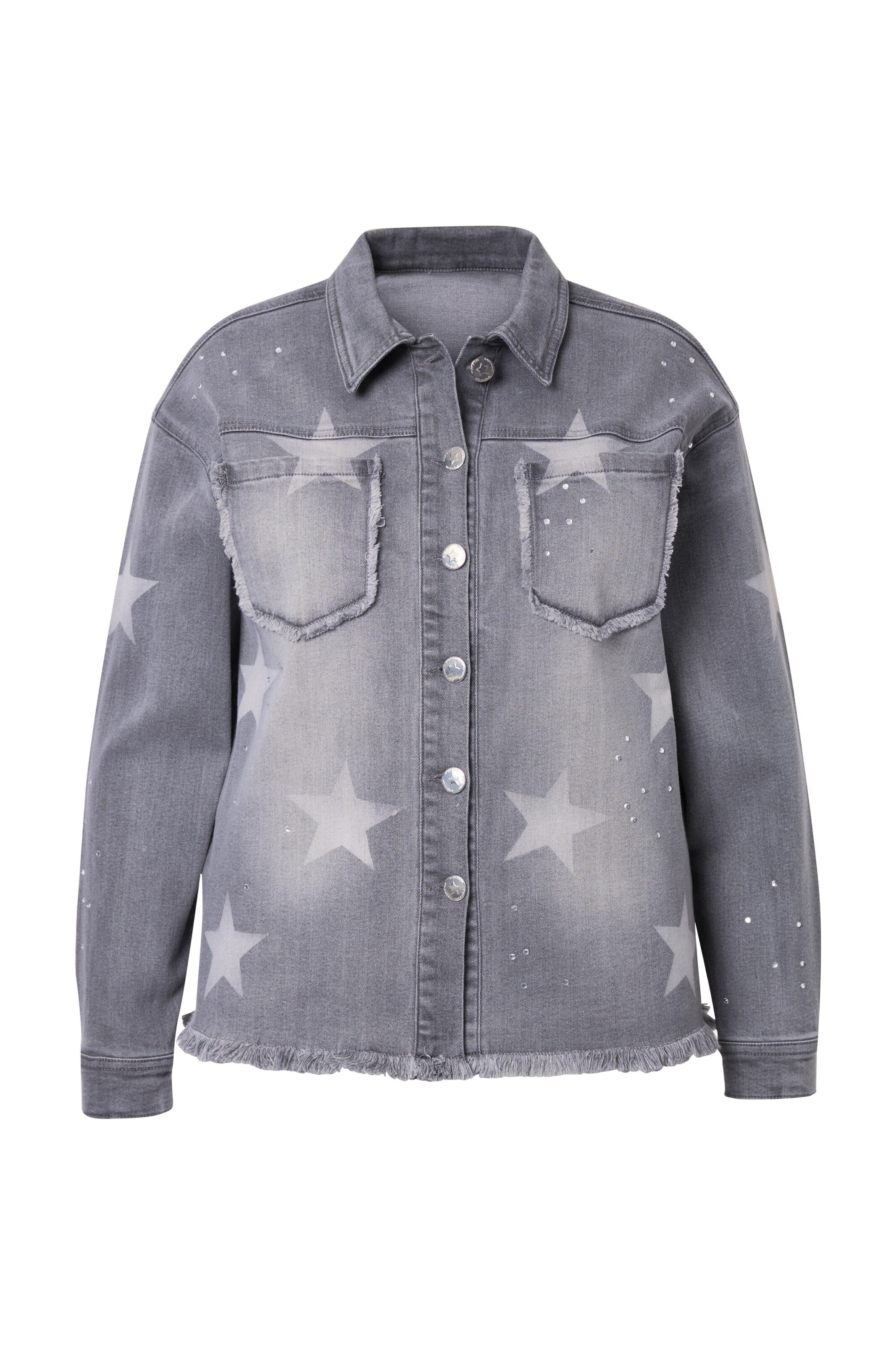 Angel of Style Tussenjas in Grijs: voorkant