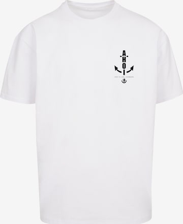 F4NT4STIC Shirt 'Ahoi Anker' in Weiß: predná strana