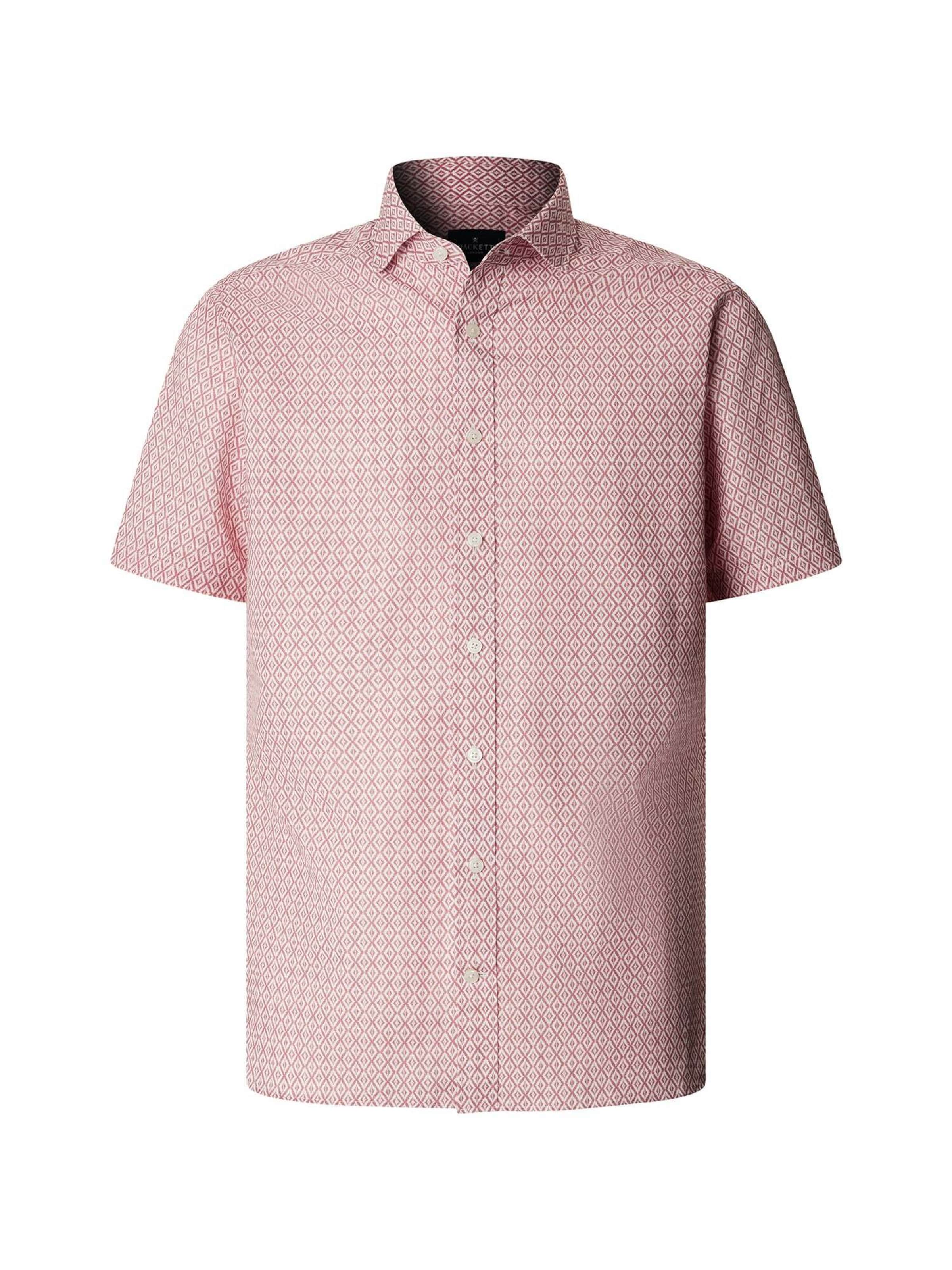 Hackett London Button Up Shirt 'Clay' in Pink: front