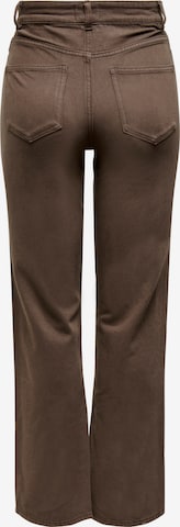 ONLY Wide leg Jeans in Brown